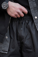 Vader Reflective 2026 Herren-Regenmantel-Cargohose in Schwarz Without 8056207 Foto №6