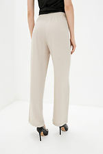 High-rise EVER wide trousers made of beige suit Garne 3038208 photo №4