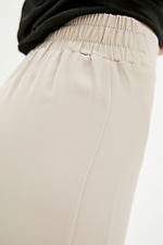 High-rise EVER wide trousers made of beige suit Garne 3038208 photo №5