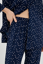 Luźne jedwabne spodnie od piżamy Garne 3039208 zdjęcie №4