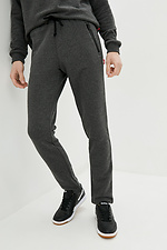 Gray cotton sweatpants with cuffs GEN 8000208 photo №1