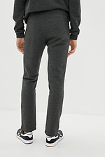 Gray cotton sweatpants with cuffs GEN 8000208 photo №3
