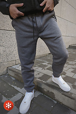 Tapered jersey pants with a brushed finish for the winter VDLK 8031208 photo №1