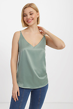 MERINDA lingerie-style silk top with thin straps Garne 3040209 photo №1