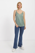 MERINDA lingerie-style silk top with thin straps Garne 3040209 photo №2
