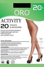 Жіночі колготки activity 20 den чорного кольору ORO 4027209 фото №1