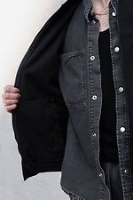 Schwarze Softshell-Bomberjacke für Herren Without 8056209 Foto №9