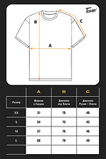 Чоловіча футболка Оверсайз Cotton Сіра Teamv 8034210 фото №6