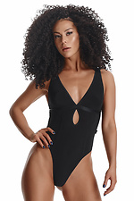 Black erotic bodysuit with an open booty Demoniq 4026211 photo №1