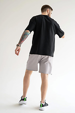 Men's T-shirt Oversize Cotton Black Teamv 8034211 photo №4