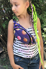 Children's oval banana bag with a pattern Mamakazala 8038211 photo №1