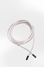 Women's belt made of eco-leather of white color Garne 3300212 photo №1