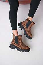 Chelsea-Stiefel für Damen mit Leopardenmuster 4206212 Foto №6