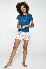 Summer cotton pajamas with shorts Cornette 2026214 photo №1