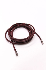 Women's belt made of eco-leather in marsala color. Garne 3300215 photo №1