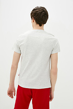 Light gray raglan jersey T-shirt GEN 8000215 photo №2