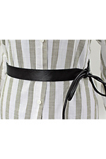 Women's belt made of genuine black leather Garne 3300216 photo №1