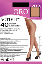 Damenstrumpfhose Aktivität 40 den fleischfarben ORO 4027216 Foto №1