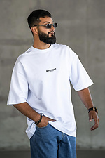 Herren-T-Shirt in Übergröße mit MASSCULT-Aufdruck in Weiß Teamv 8034216 Foto №5