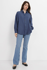 Classic cotton FLAVI shirt with off the shoulder and long sleeves Garne 3040217 photo №2