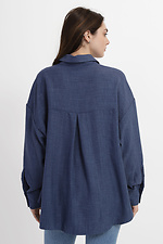 Classic cotton FLAVI shirt with off the shoulder and long sleeves Garne 3040217 photo №3