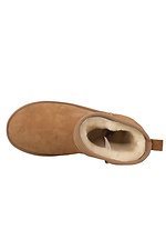 Hellbraune Ugg Boots für Damen mit hoher Sohle Forester 4203218 Foto №4
