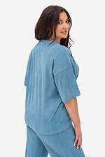 T-Shirt LANI-V Blau Garne 3043219 Foto №3