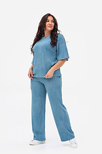 T-Shirt LANI-V Blau Garne 3043219 Foto №5