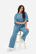 T-Shirt LANI-V Blau Garne 3043219 Foto №6