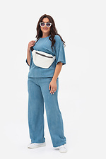 T-Shirt LANI-V Blau Garne 3043219 Foto №7