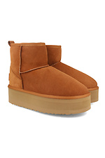 Rote Ugg Boots für Damen mit hoher Sohle Forester 4203219 Foto №1