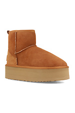 Rote Ugg Boots für Damen mit hoher Sohle Forester 4203219 Foto №6