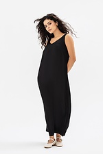 MEGG satin long dress in black Garne 3041220 photo №1