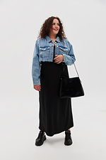 MEGG satin long dress in black Garne 3041220 photo №6