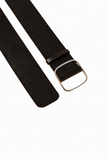 Women's wide belt made of genuine leather, black. Garne 3300220 photo №1