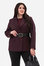 Women's wide belt made of genuine leather, black. Garne 3300220 photo №2