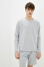 Gray cotton shift sweatshirt GEN 8000220 photo №1