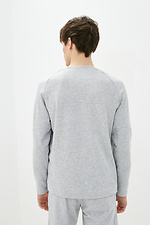Gray cotton shift sweatshirt GEN 8000220 photo №3