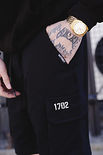 Herren-Strickshorts Gate Reflektierendes Schwarz Without 8049220 Foto №6