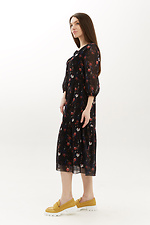 Довга шифонова сукня ZLATA в квітковий принт Garne 3040221 фото №2