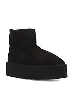 Women's suede winter ugg boots with a high sole Forester 4203221 photo №2