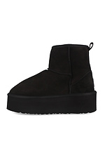 Women's suede winter ugg boots with a high sole Forester 4203221 photo №3