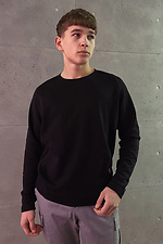 Schwarzes Shift-Sweatshirt aus Baumwolle GEN 8000222 Foto №1