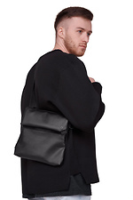 Черная сумка через плечо мессенджер с длинным ремешком GARD 8011222 фото №2