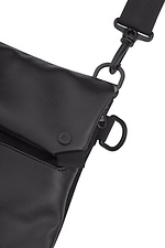 Чорна сумка через плече месенджер з довгим ремінцем GARD 8011222 фото №6