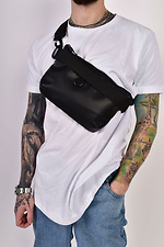 Rectangular universal banana belt bag made of matte leatherette Mamakazala 8038222 photo №2