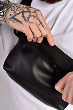 Rectangular universal banana belt bag made of matte leatherette Mamakazala 8038222 photo №4