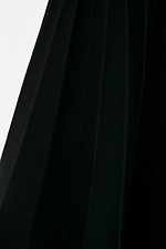 Черная теплая юбка миди в складку 4038223 фото №4
