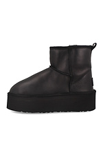 Women's winter ugg boots made of genuine leather on a high sole Forester 4203223 photo №3