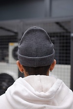 Doppelmütze aus Wollmischung mit Revers Without 8048223 Foto №4